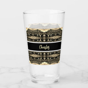 Vintage Österreich Wien Fiaker Staatsoper Oper Glas