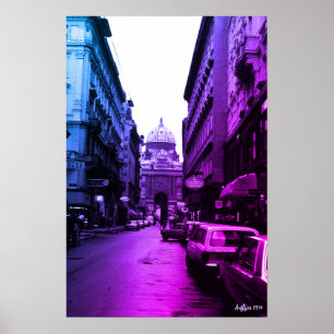 Vintage Österreich Wien Kaiserpalast Poster