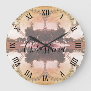 Vintage Österreich Wien Rathaus Rathaus Große Wanduhr