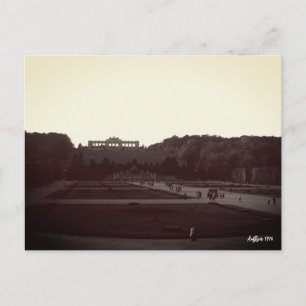 Vintage Österreich Wien Schönbrunn Gärten 1970 Postkarte