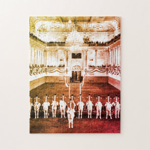 Vintage Österreich Wien Spanische Courbette Puzzle
