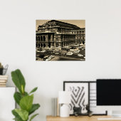Vintage Österreich Wien Staatsoper Oper Poster (Heimbüro)