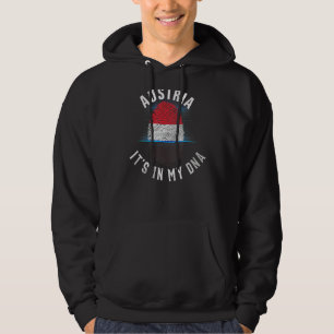 Vintage österreichische Fahne in meiner DNA-Österr Hoodie
