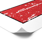 Vintage österreichische Flagge Poster (Ecke)