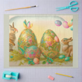 Vintage Ostersammlung Seidenpapier (Basteln)