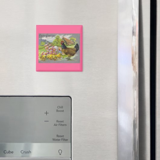 Vintage Osterschlecken und Rastermagnet Magnet (In Situ (Kühlschrank))