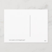 Vintage Osterschmetterlinge Postkarte (Rückseite)