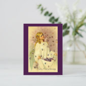 Vintage Ostersegnung Feiertagspostkarte (Stehend Vorderseite)