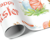 Vintage Ostersonnenkörbe Geschenkpapier (Rolleneckpunkt)