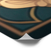 Vintage Ostersonnige Kunst - Download Poster (Ecke)