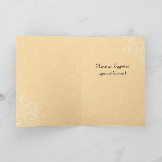 Vintage Ostersonnkarte Feiertagskarte (Innenseite)