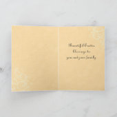 Vintage Ostersonnkarte Feiertagskarte (Innenseite)