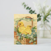 Vintage Osterstäbchen Feiertagspostkarte (Stehend Vorderseite)