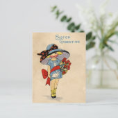 Vintage OsterSüsse Feiertagspostkarte (Stehend Vorderseite)