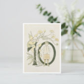 Vintage Ottilia Adelborg Blumennummer - 10 Postkarte (Stehend Vorderseite)