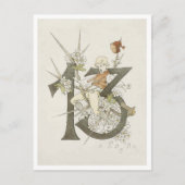 Vintage Ottilia Adelborg Blumennummer - 13 Postkarte (Vorderseite)