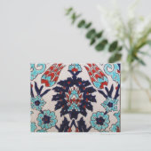 Vintage Ottomanische Kachel Postkarte (Stehend Vorderseite)