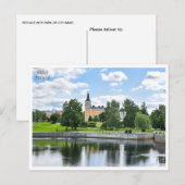 Vintage Oulu Finnland Finlande Tourismus Postkarte (Vorne/Hinten)