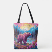 Vintage Outdoor-Illustration Tasche (Rückseite)