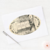 Vintage Oval Beves Honey Jar Sticker (Umschlag)