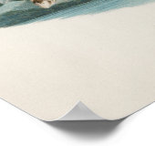 Vintage Owl Illustration Poster (Ecke)