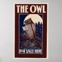 Vintage Owl Magazine Cover