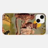 Vintage Owls Case-Mate iPhone Hülle (Rückseite (Horizontal))