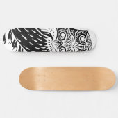 Vintage Owls Skateboard (Horizontal)