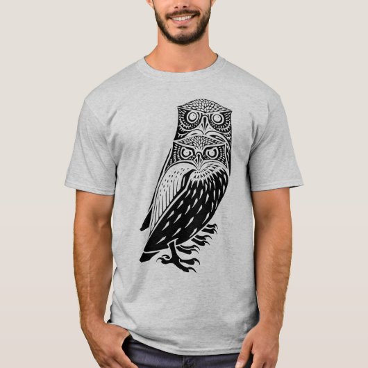 Vintage Owls T-Shirt (Vorderseite)