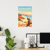 Vintage Oxnard Kalifornien Poster (Heimbüro)