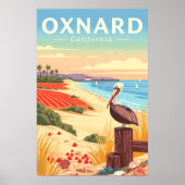 Vintage Oxnard Kalifornien Poster (Vorne)