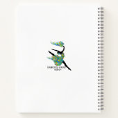 Vintage Oz Art Nouveau Goddess "Polychrome" Notizblock (Rückseite)