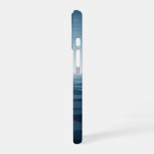 Vintage-Ozean-Horizontlinien iPhone 16 Hülle (Linke Seite)