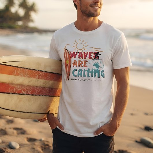 Vintage-Ozean-Surf-Tropischer-Sommer T-Shirt