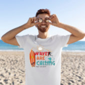 Vintage-Ozean-Surf-Tropischer-Sommer T-Shirt