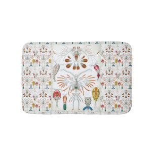 Vintage-Ozean-Tiere, Copepoda von Ernst Haeckel Badematte