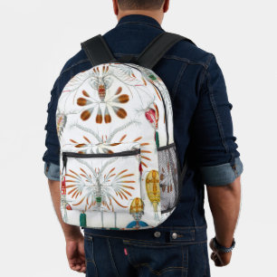 Vintage-Ozean-Tiere, Copepoda von Ernst Haeckel Bedruckter Rucksack