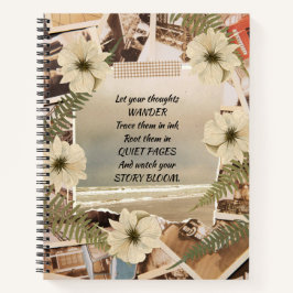 Vintage Ozeanansicht Notizblock