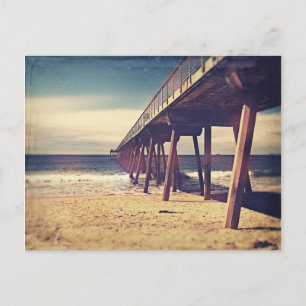 Vintage-Ozeanpier Postkarte