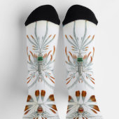 Vintage Ozeantiere, Copepoda von Ernst Haeckel Socken (Oben)