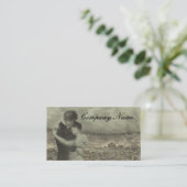 Vintage Paar-Geschäfts-Karten Visitenkarte (Stehend Vorderseite)