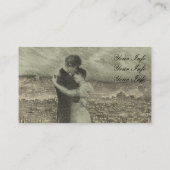 Vintage Paar-Geschäfts-Karten Visitenkarte (Rückseite)