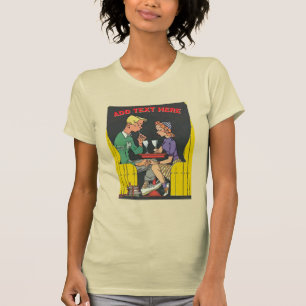 Vintage-Paar mit Limonade T-Shirt