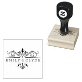 Vintage Paar Monogramm Stempel (Stempel)
