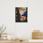 Vintage Pacific Northwest Reiseplakat 1925 Zug Poster (Küche)