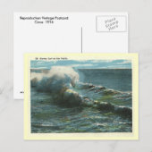 Vintage Pacific Surf Postkarte (Vorne/Hinten)