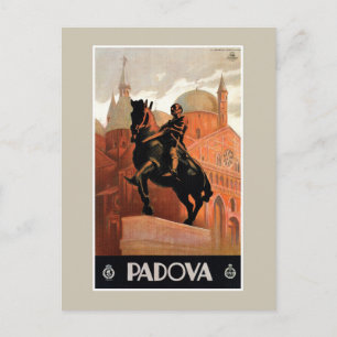 Vintage Padua Padova Italienische Reise Postkarte
