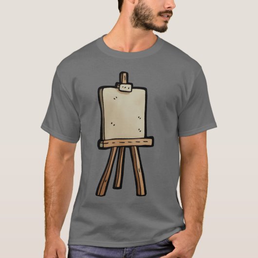 Vintage Paint Easel gift T-Shirt (Vorderseite)