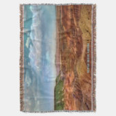 Vintage Painted Desert Wurfdecke Decke (Vorderseite Vertikal)