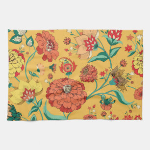 Vintage-Paisley-Blumengarten Geschirrtuch